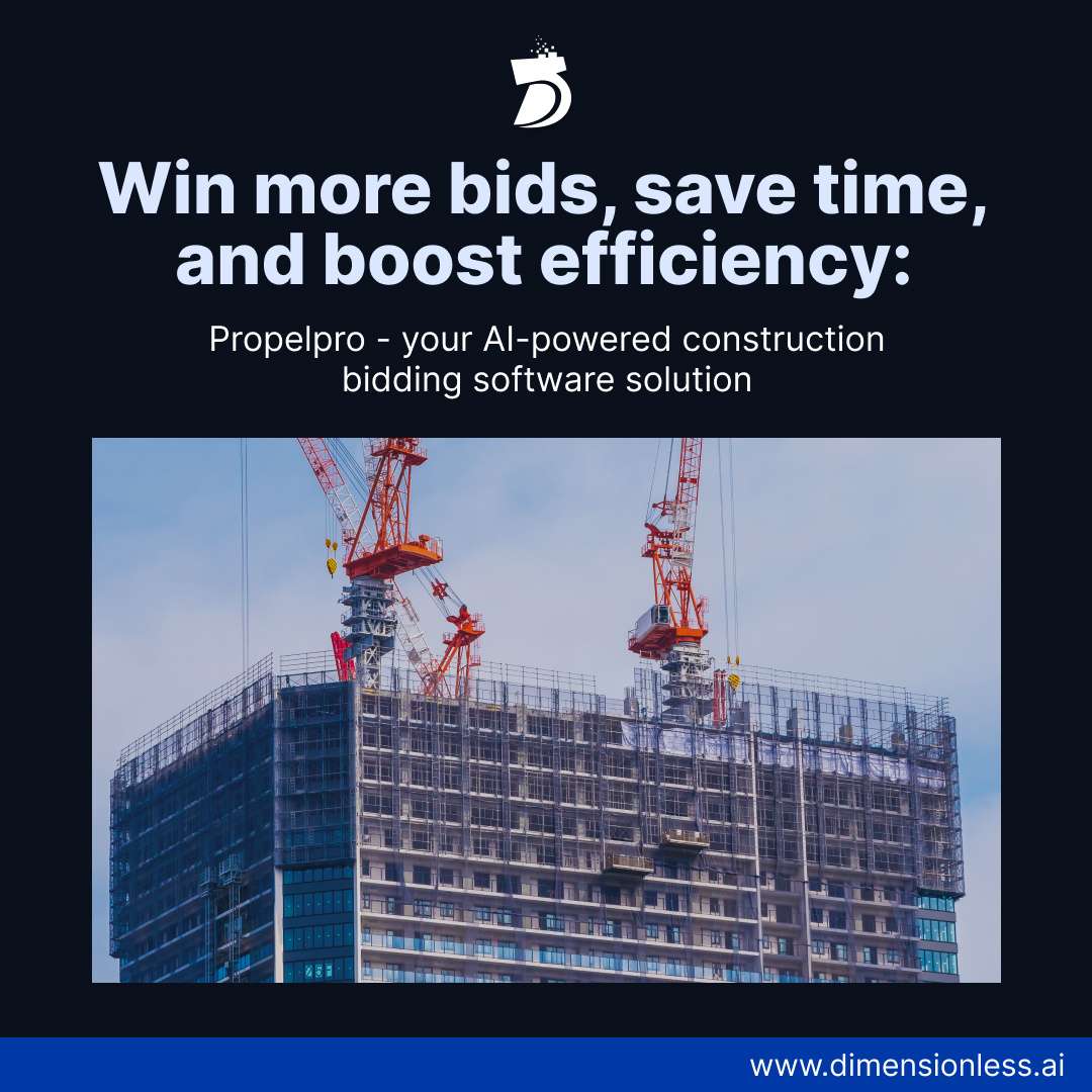 Win More Bids, Save Time, and Boost Efficiency: PropelPro - Your AI-Powered Construction Bidding Software Solution